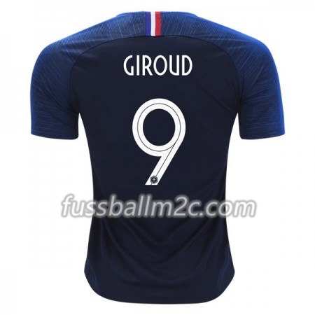 Fußballtrikots Frankreich Giroud 9 Heim Trikotsatz WM 2018